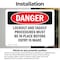 Signmission Safety Culture Sign, 10 in Width, Vinyl Decal, Rectangle OS-2PACK-DS-D-710-L-2433 - alternate 2